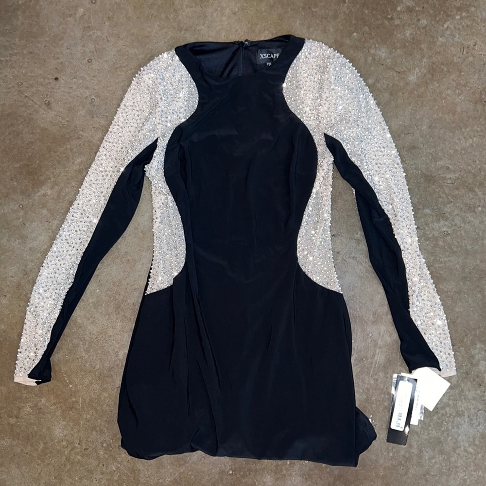 Black Sequin Dress
